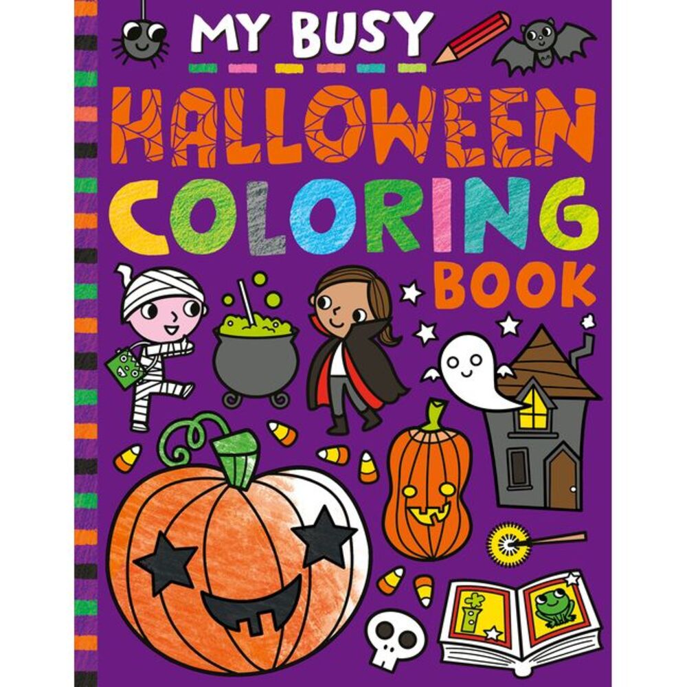 My Busy Halloween Coloring Book -- Tiger Tales